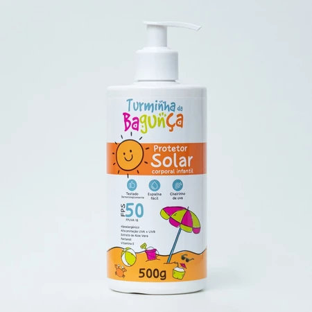 Imagem 1 do produto Protetor Solar Infantil FPS 50 Turminha da Bagunça