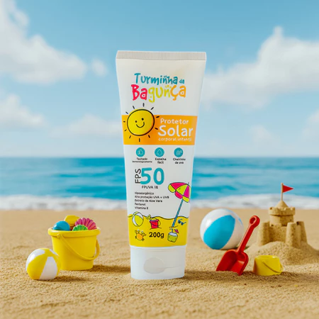 Imagem 3 do produto Protetor Solar Infantil FPS 50 Turminha da Bagunça