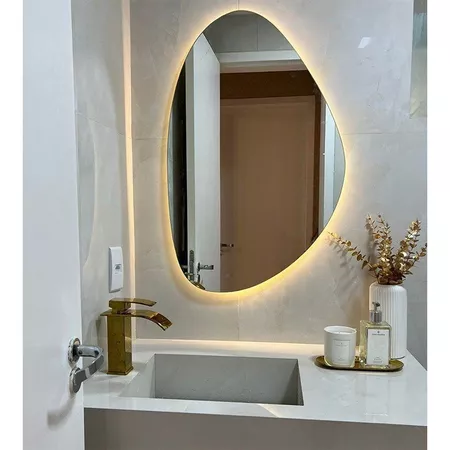 Imagem 4 do produto Espelho Orgânico com LED Decorativo