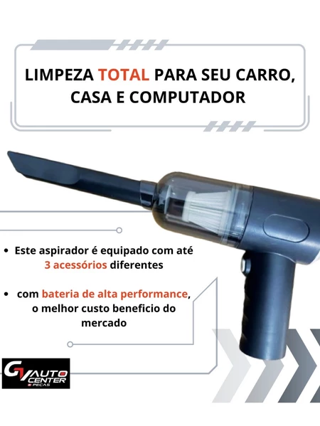 Imagem 3 do produto Mini Aspirador e Soprador Portátil Alta Potência