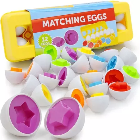 Brinquedo Educativo Montessori Caixa de Ovos