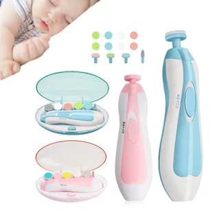 Lixa de Unha Elétrica para Bebê com 5 Lixas