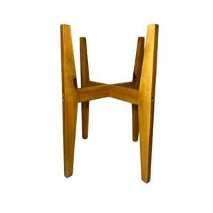 Suporte Cachepot de Madeira Pinus para Vasos