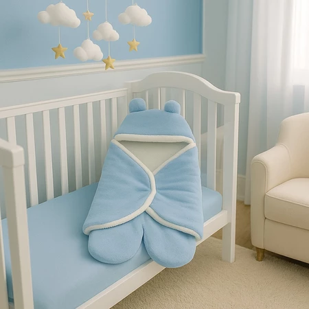 Imagem 5 do produto Saco de Dormir Bebê Ursinho com Sherpa