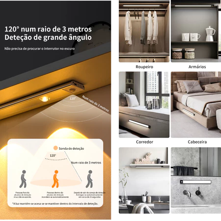 Imagem 2 do produto Luminária LED Ultrafina com Sensor