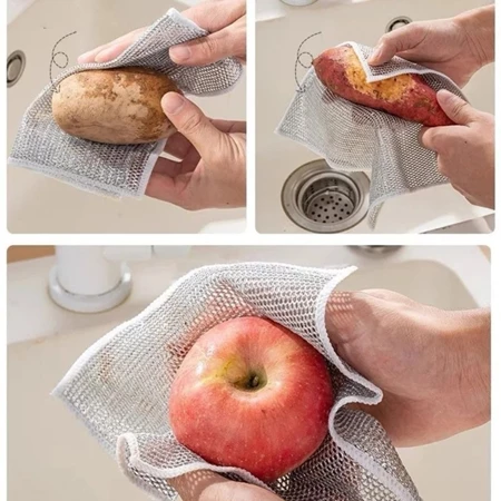 Imagem 6 do produto Kit com 10 Panos de Limpeza Metálicos