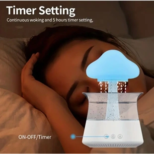 Simulador de Chuva e Umidificador com Luzes LED