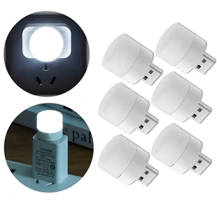 Kit 10 Mini Lâmpadas USB LED Portátil